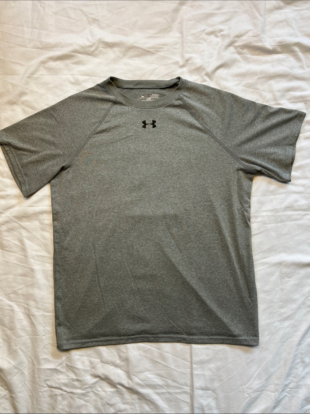 Under Armour Men's Gray Crew Neck Short Sleeve Performance Tee